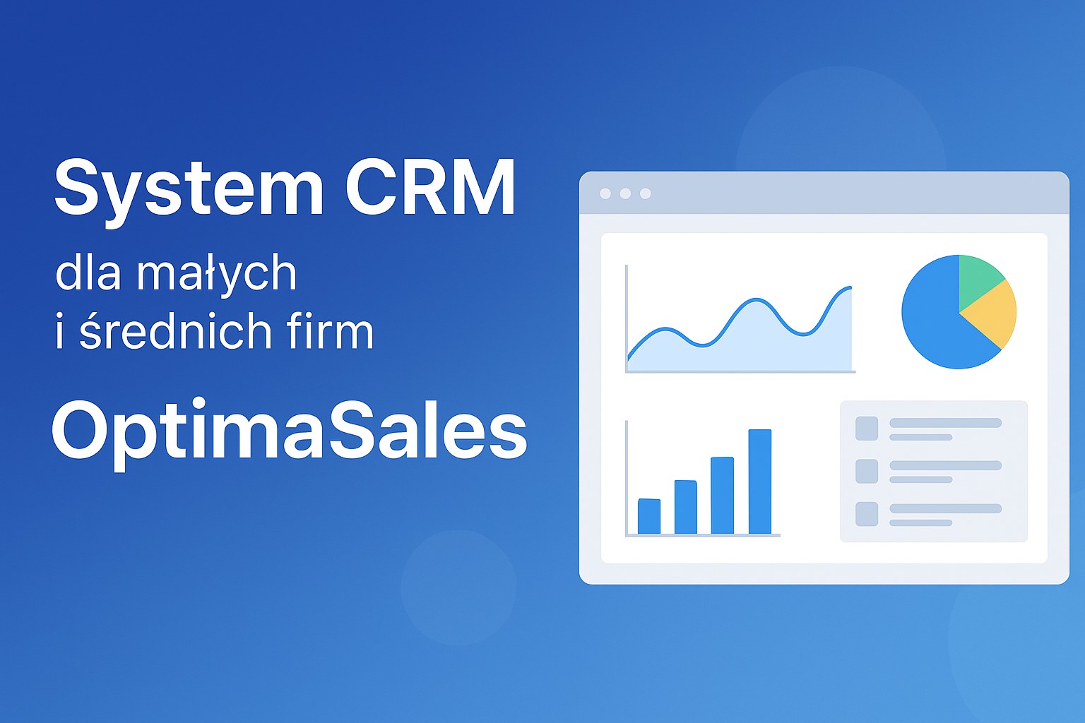 Program CRM dla małych i średnich firm – OptimaSales CRM